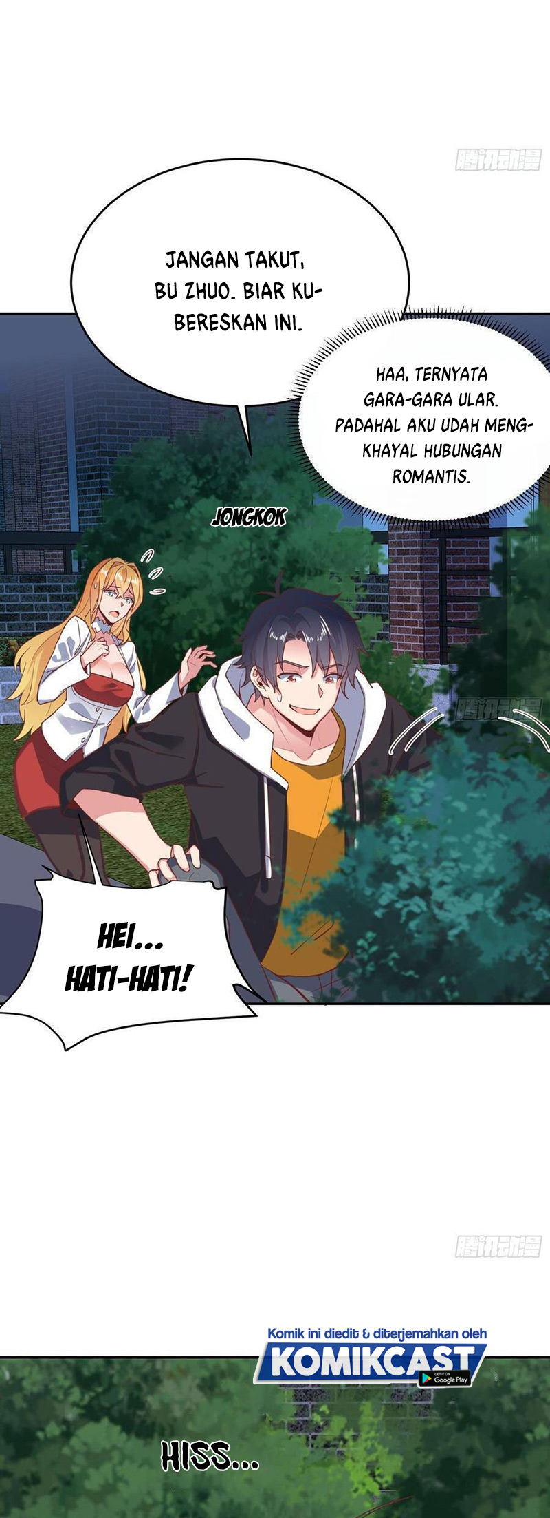 Carrying The Goddess Along Chapter 58 Gambar 4